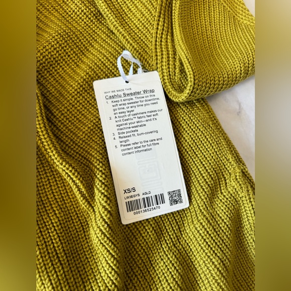 SOLD❤️🔥LULULEMON cashlu sweater wrap cardigan ✨ - Picture 11 of 16